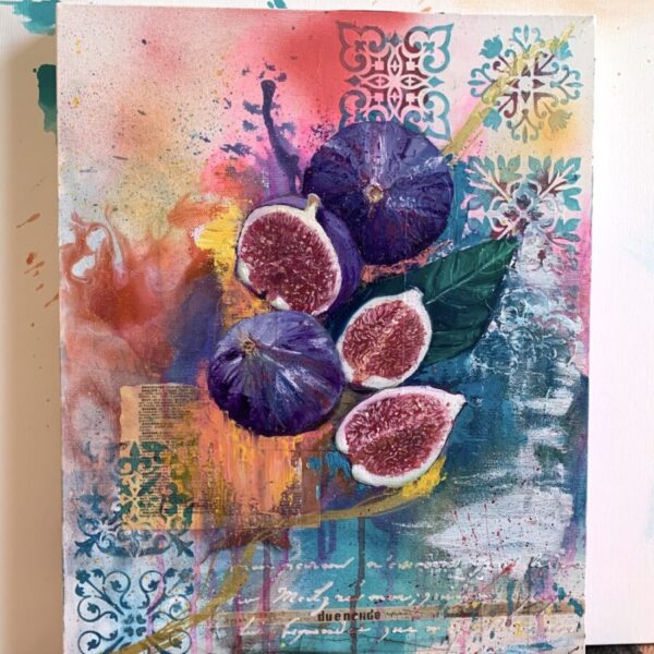 "Northen" oil and mixed media original painting