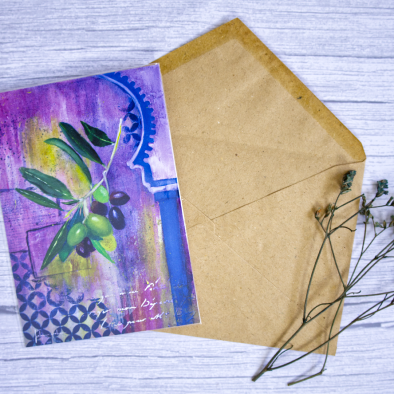 âOriginâ A6 Art Postcard