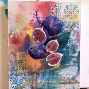 "Northen" oil and mixed media original painting